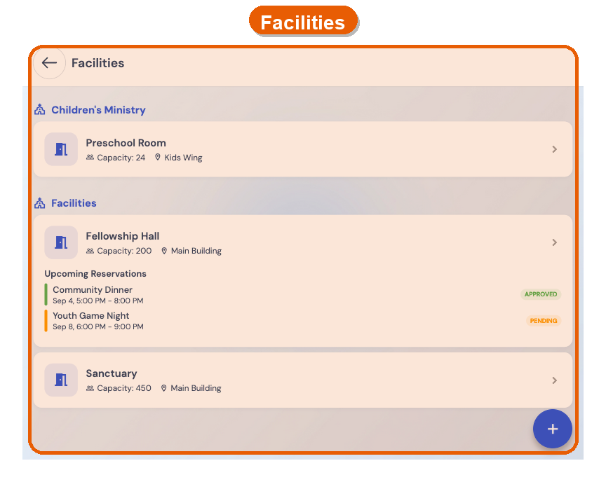 Facility Reservations