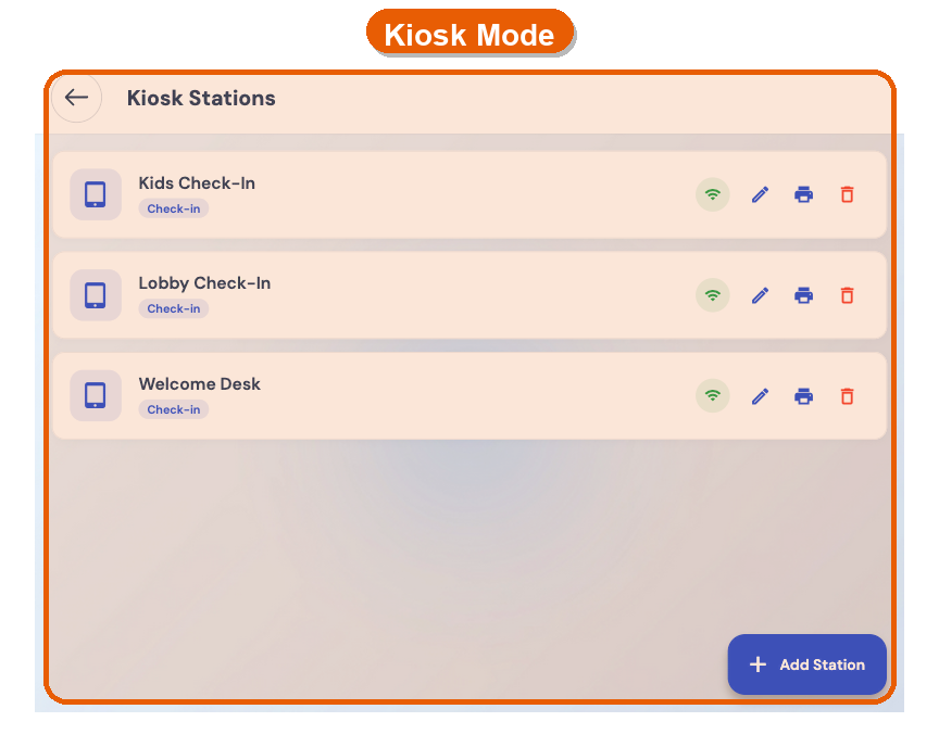 Kiosk Mode
