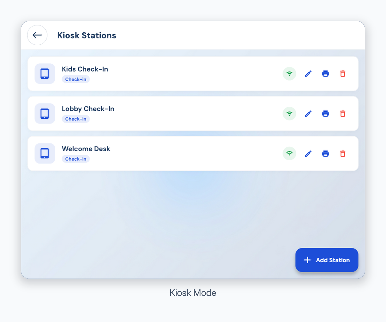 Kiosk Mode