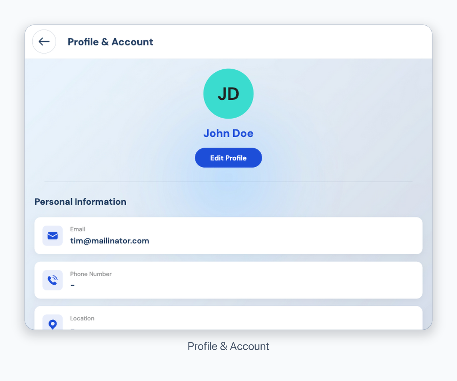 Account Preferences with Manage Notifications