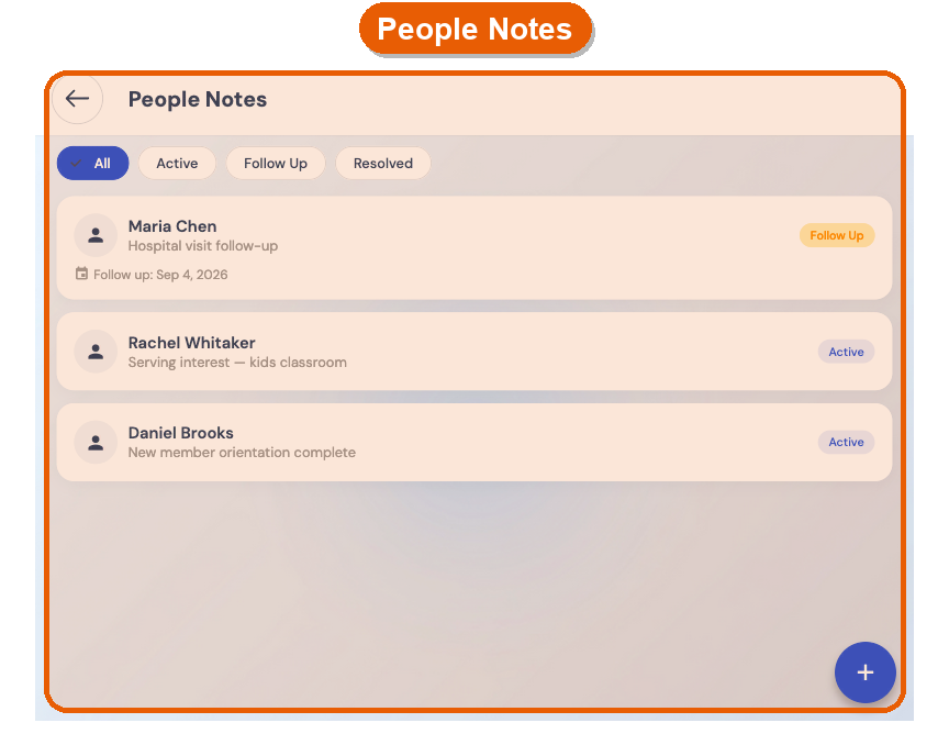 People Notes